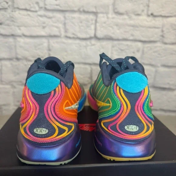 NIKE LEBRON XXI Basketball Shoes Multicolor Sneakers HF5353-400 Size US 10.5